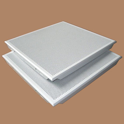 購入 孔付きアルミ 天井パネル 300x300mm 天井装飾用タイル online manufacture