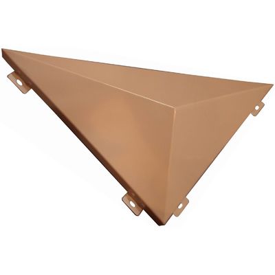 購入 建築の装飾のためにカスタマイズされた三角形3D表面アルミシート online manufacture