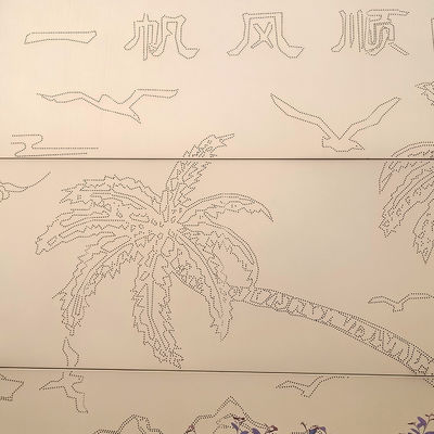 購入 外壁壁カバー 建物装飾用 孔紋付きアルミシート online manufacture