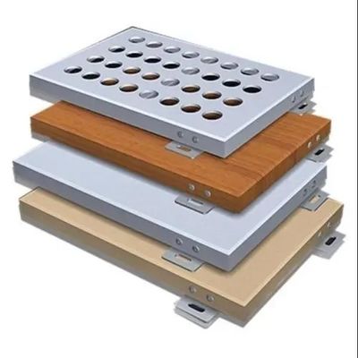 レーザーカット 孔付き アルミシート 建築装飾用のカスタムデザイン