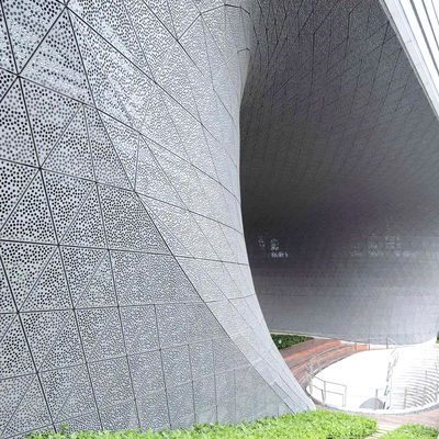 建築の玄関やスクリーンの装飾用金属アルミニウムのパネル